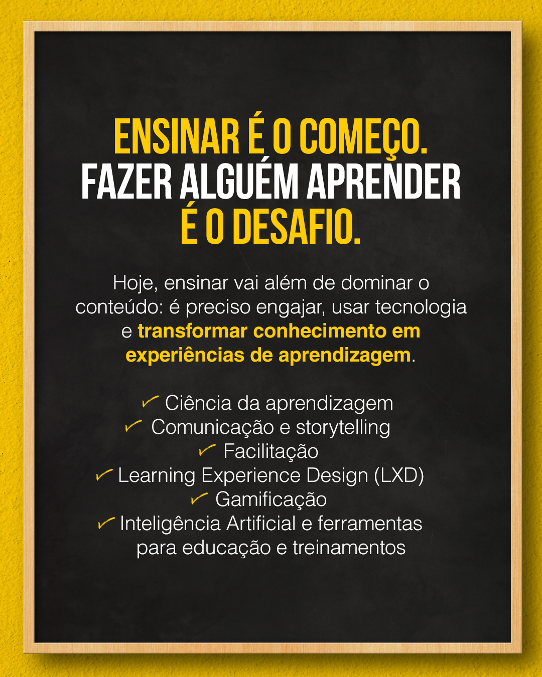 Do Ensino à Experiência